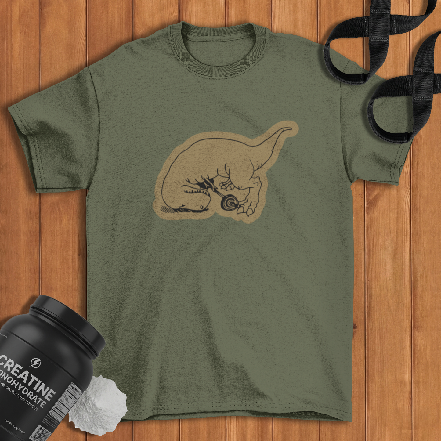 dinasour cannot lift Cotton T-shirt
