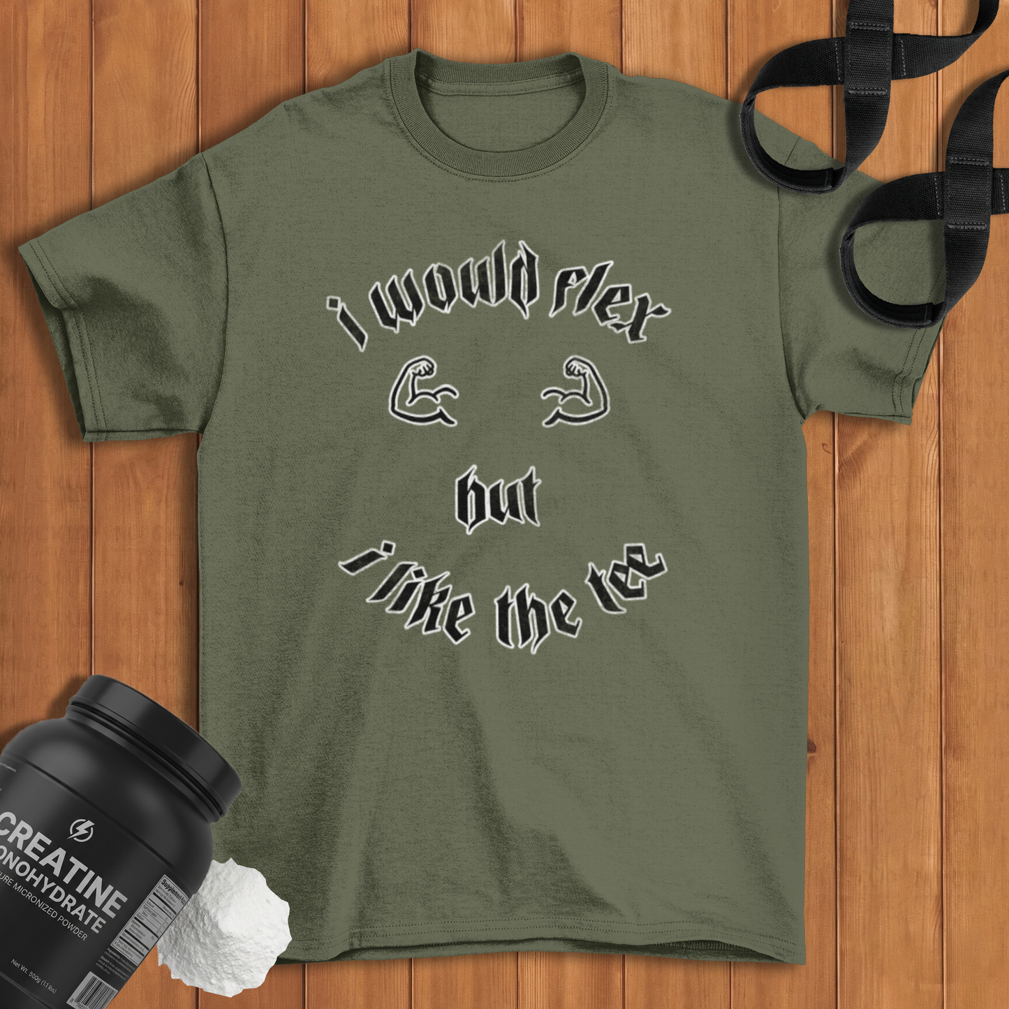 I would flex Cotton T-shirt