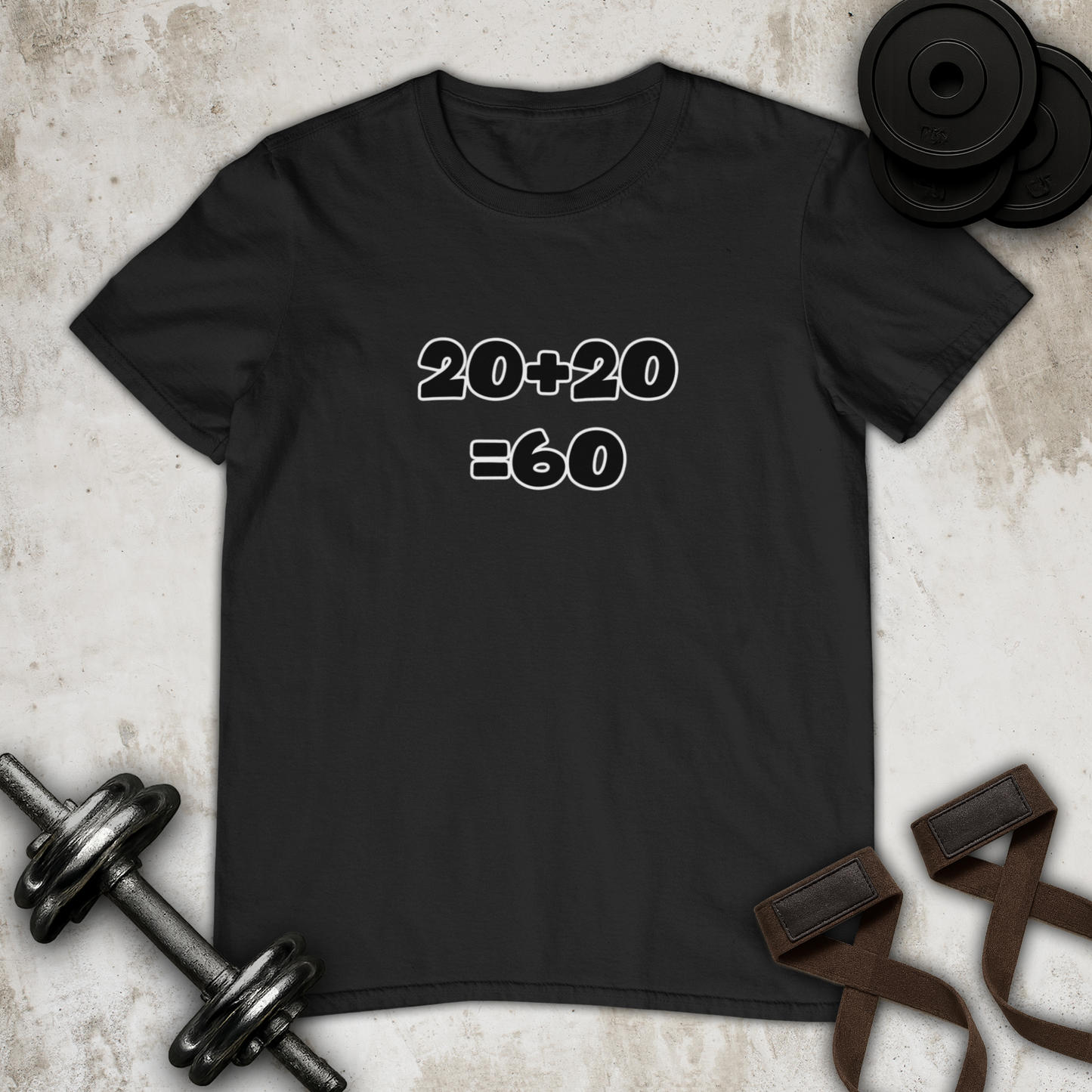 20 + 20 = 60 Cotton T-shirt