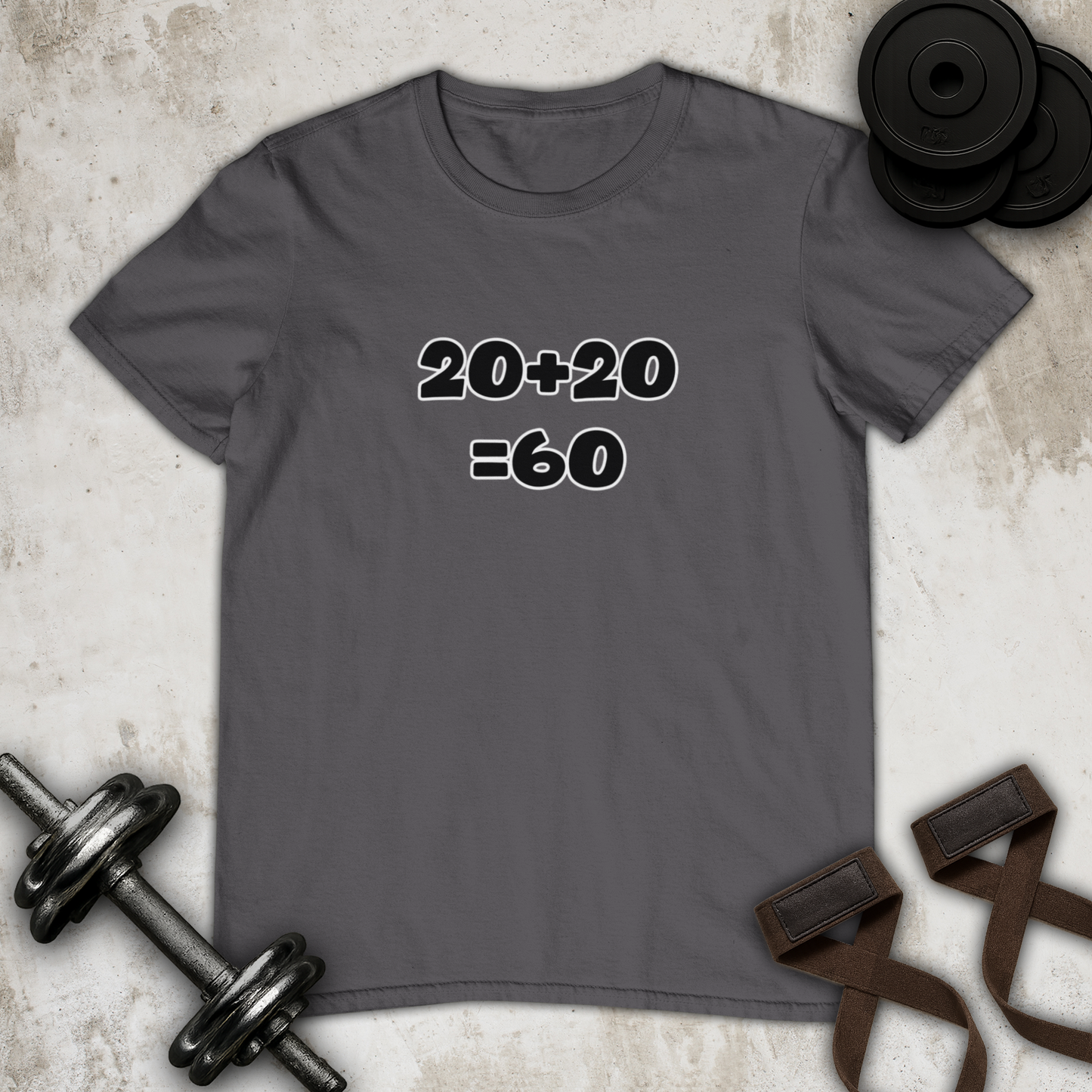 20 + 20 = 60 Cotton T-shirt