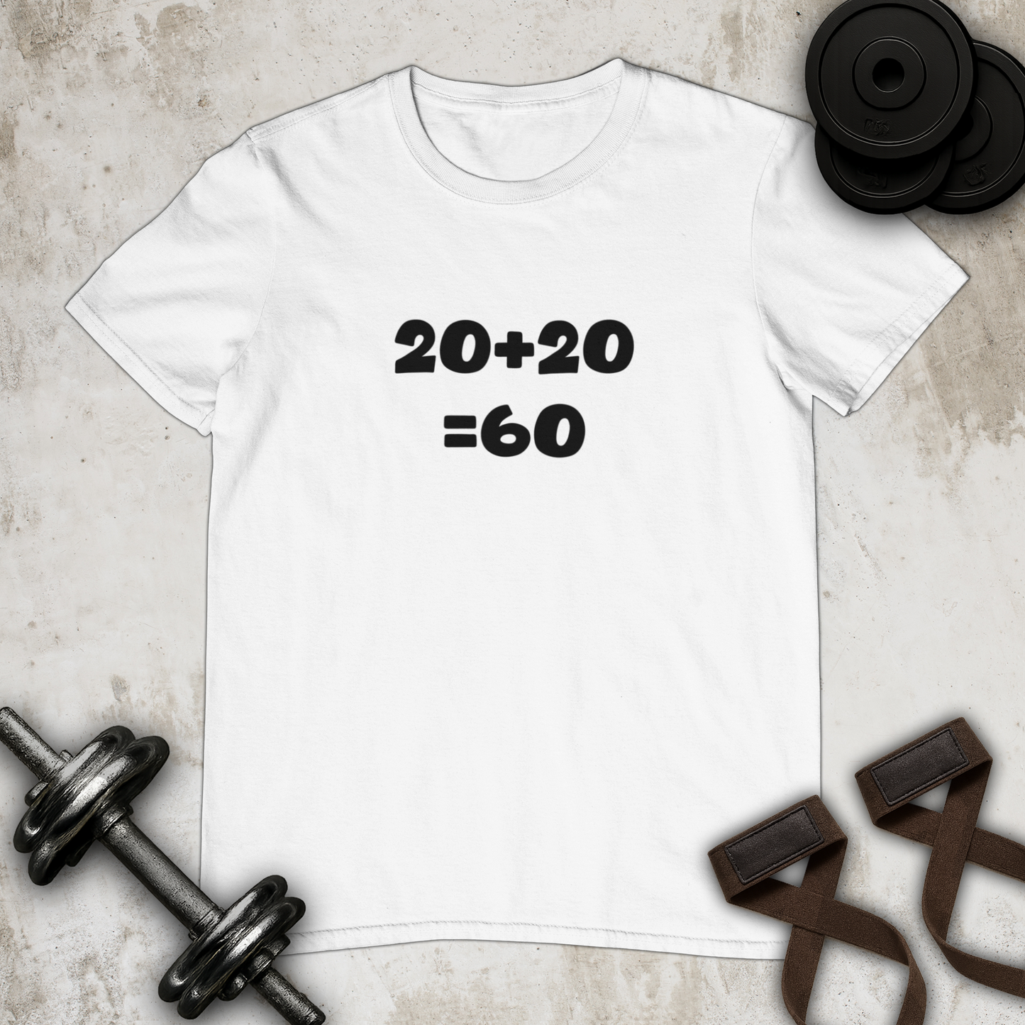 20 + 20 = 60 Cotton T-shirt