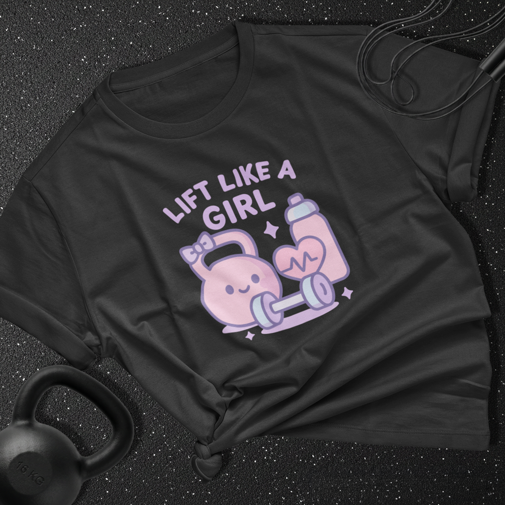 Lift Like A Girl Cotton Tee