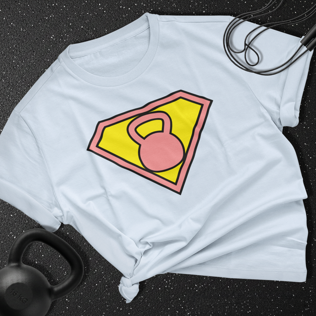 Superwoman kettlebell Cotton Tee