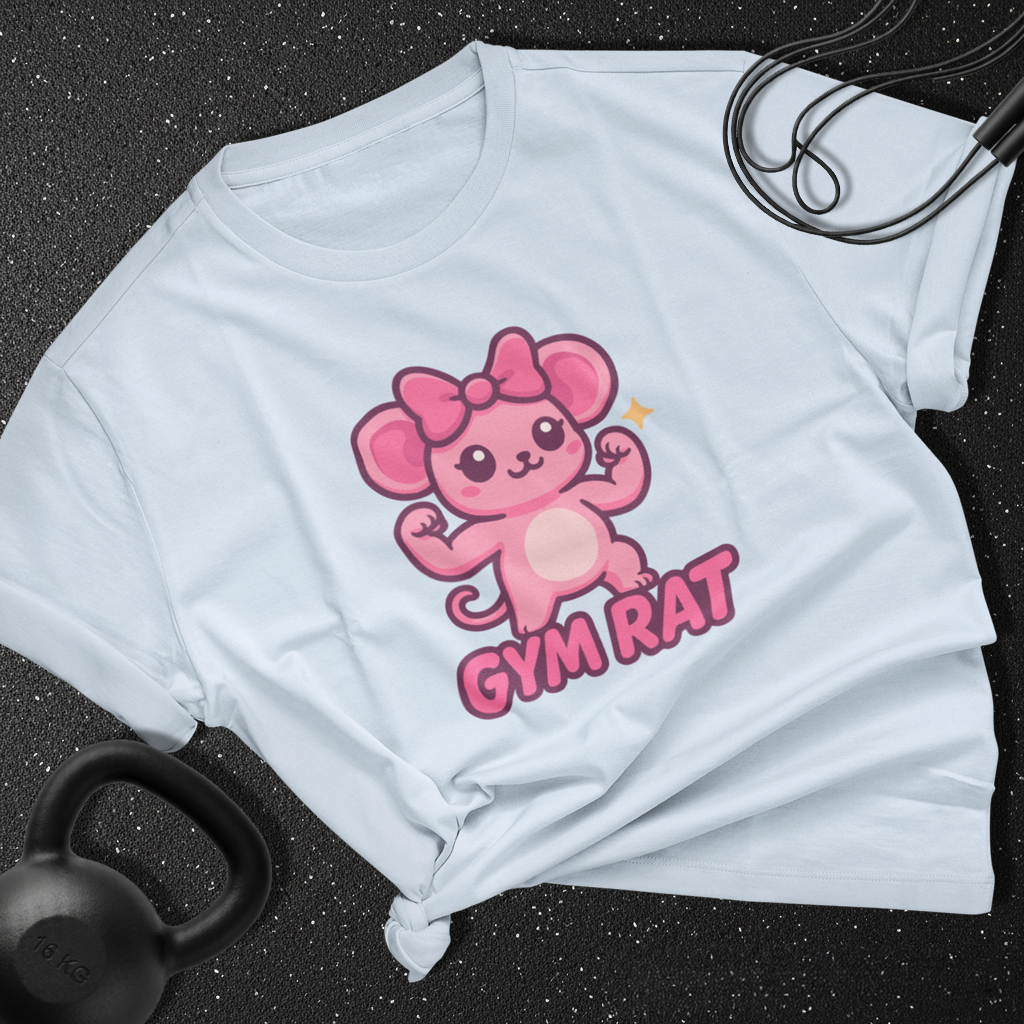 Pinky Gym Rat Cotton Tee