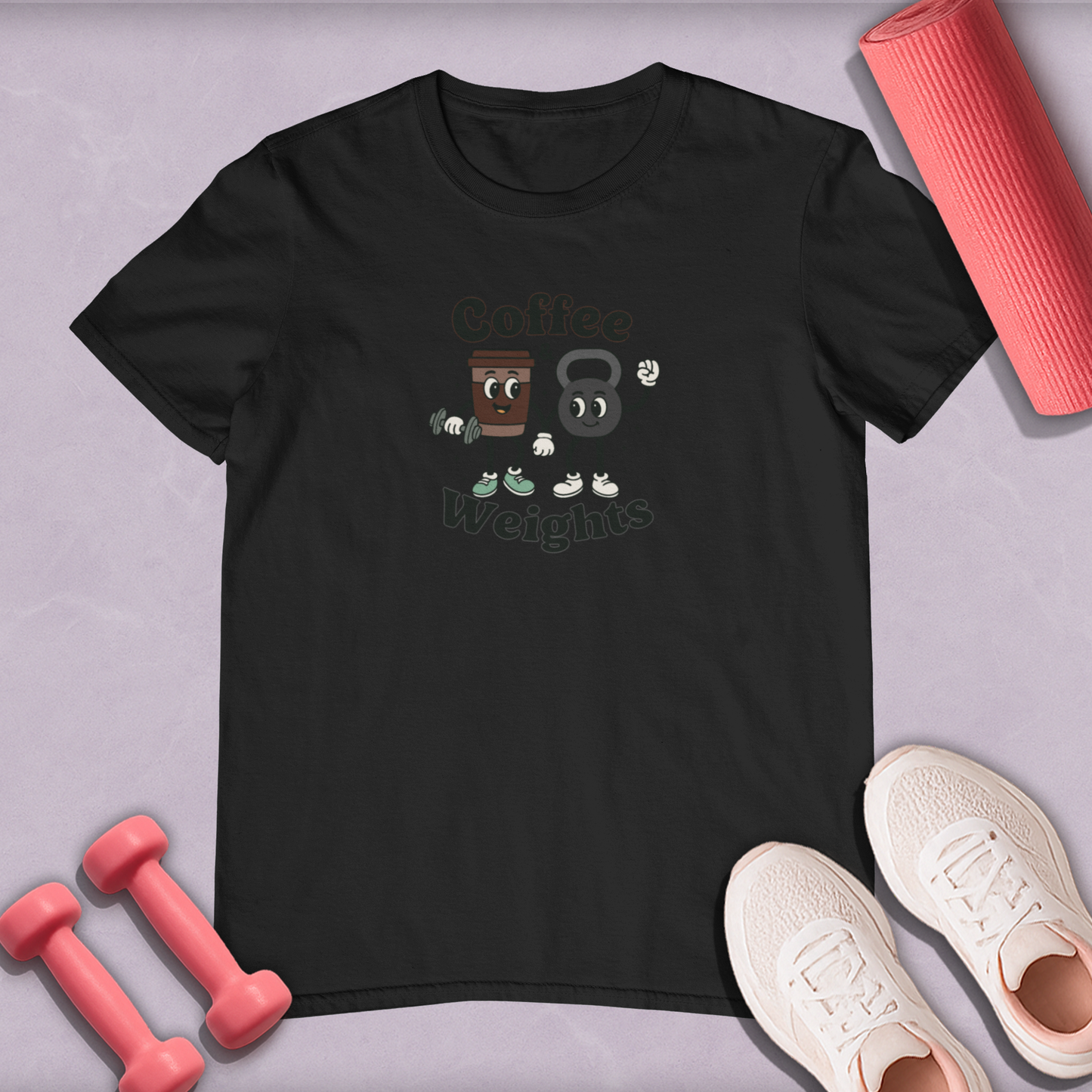 Coffe & Weights Cotton T-shirt