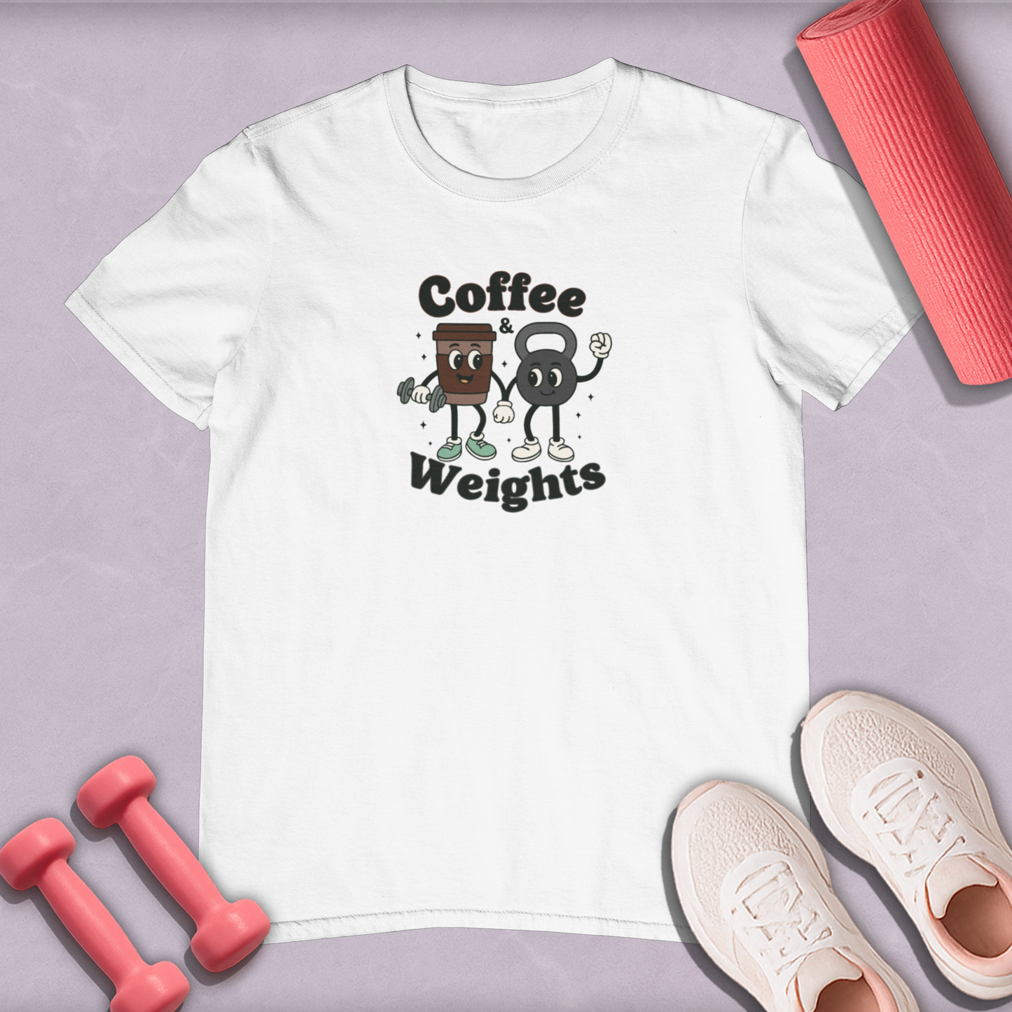 Coffe & Weights Cotton T-shirt