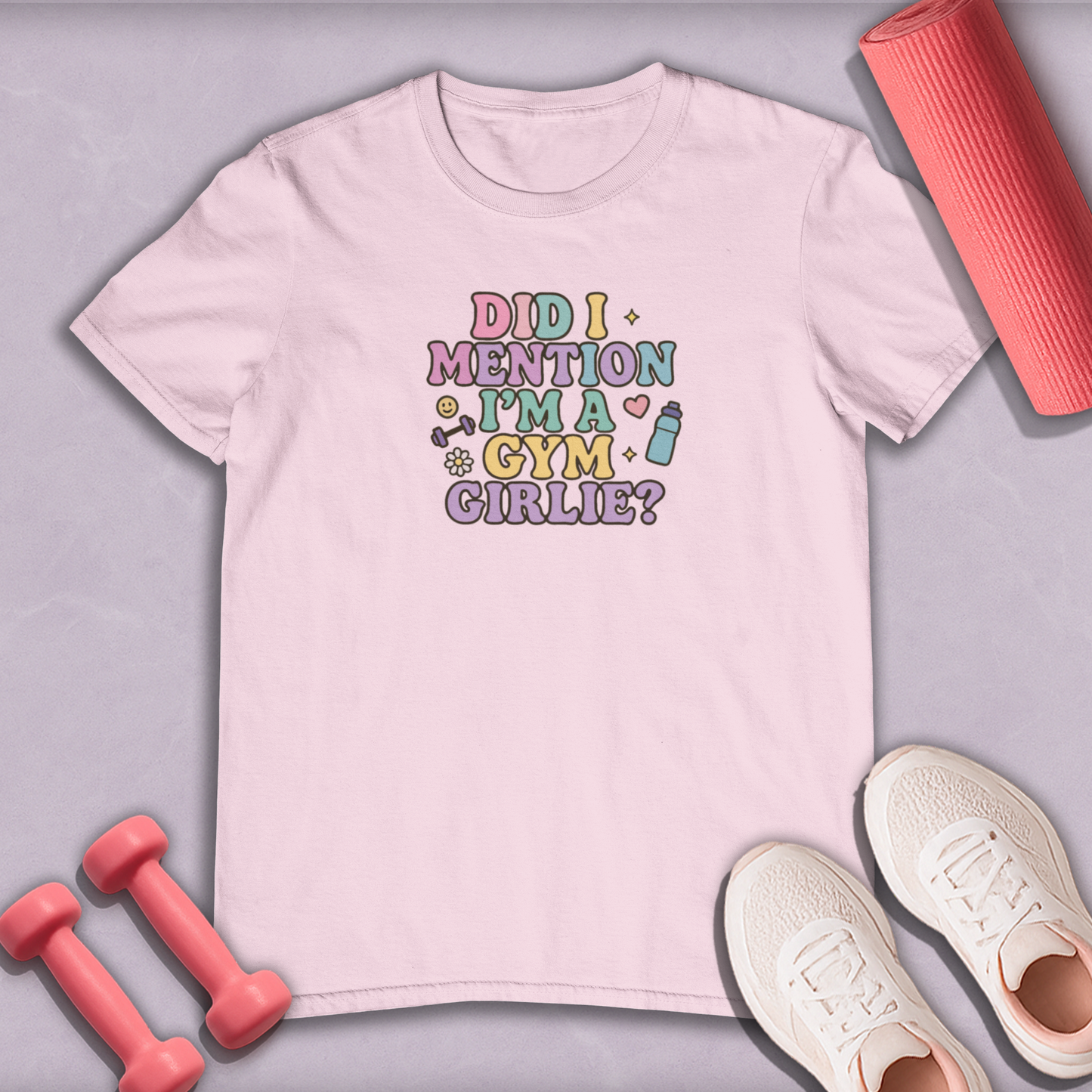 Did i mention i am a gym girlie Cotton T-shirt