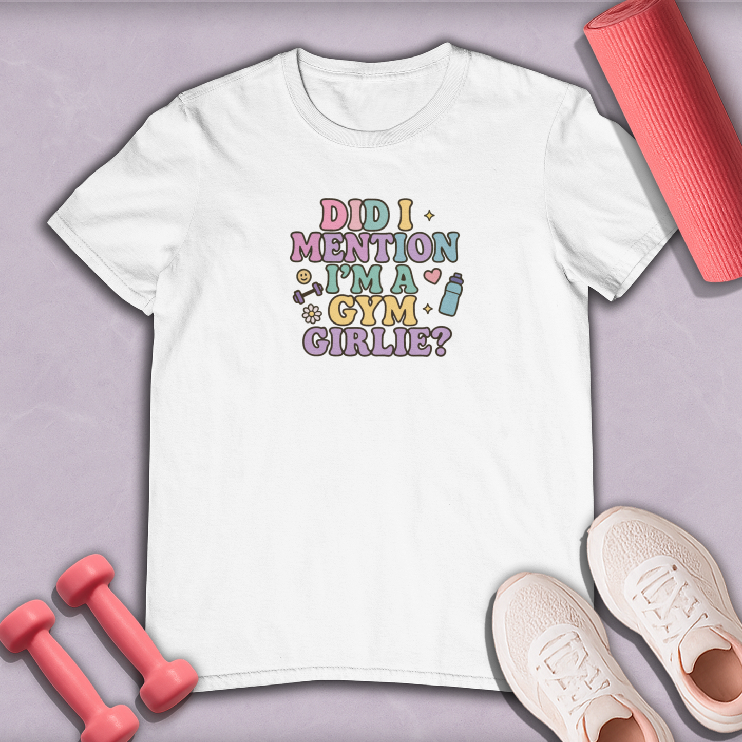 Did i mention i am a gym girlie Cotton T-shirt