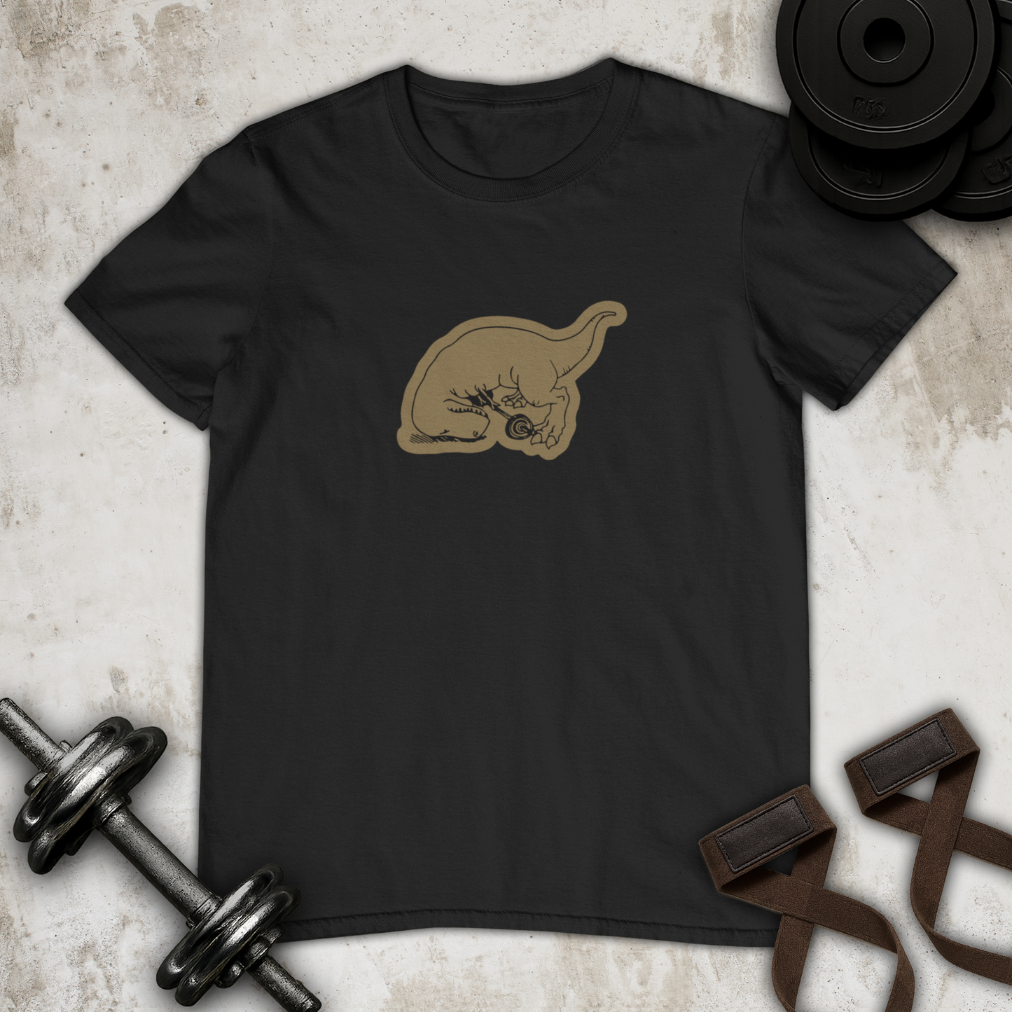 dinasour cannot lift Cotton T-shirt