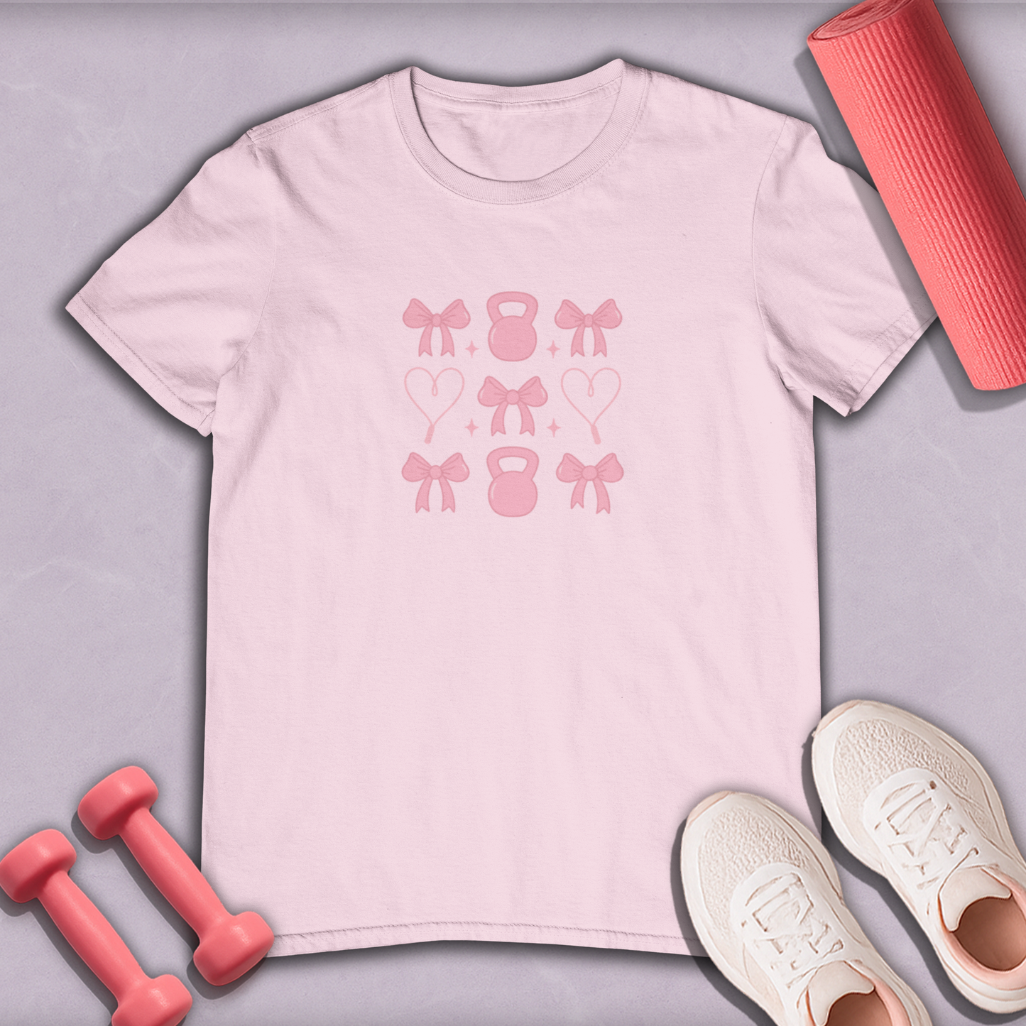 Girlie gym X O Cotton Tee