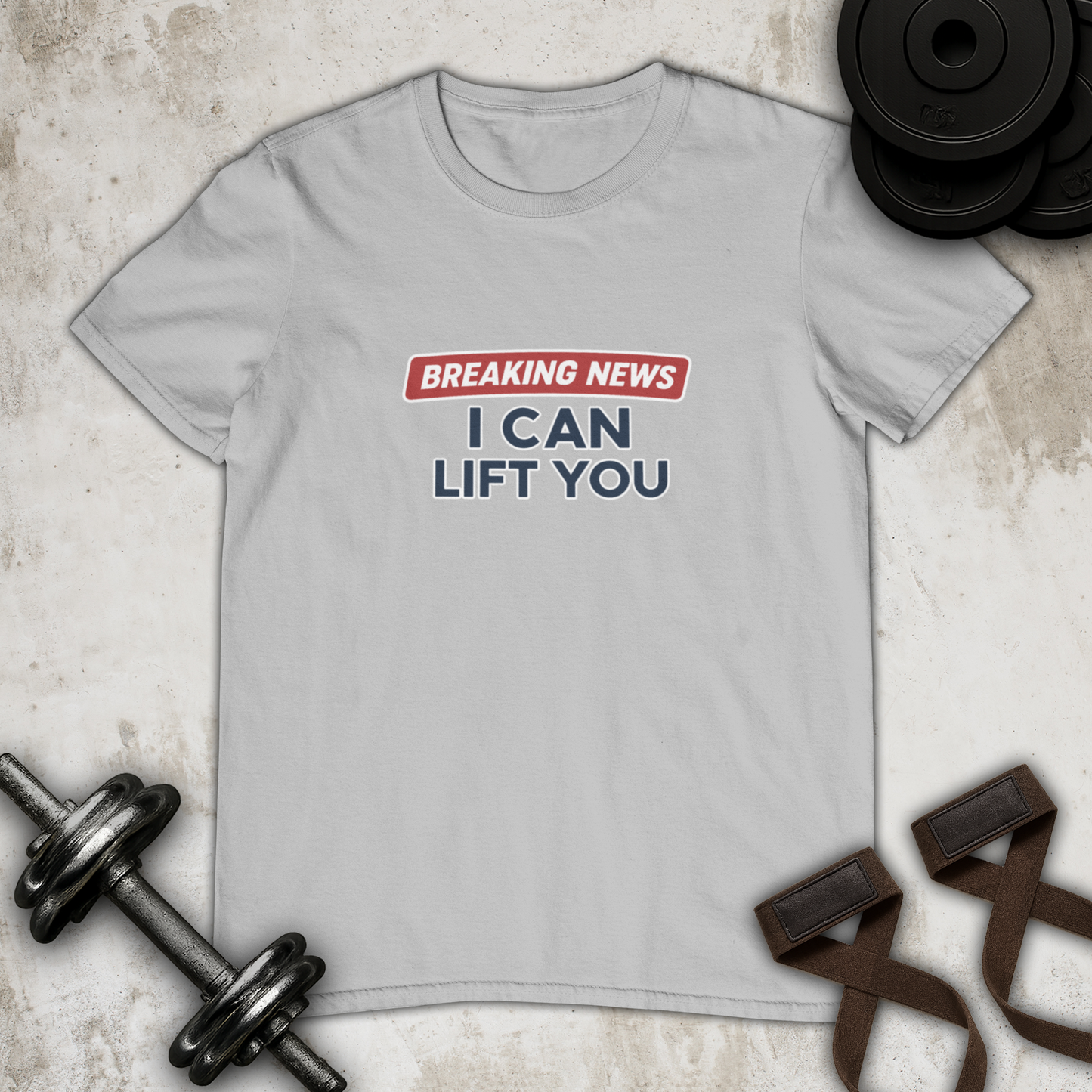 I can lift you! Cotton T-shirt