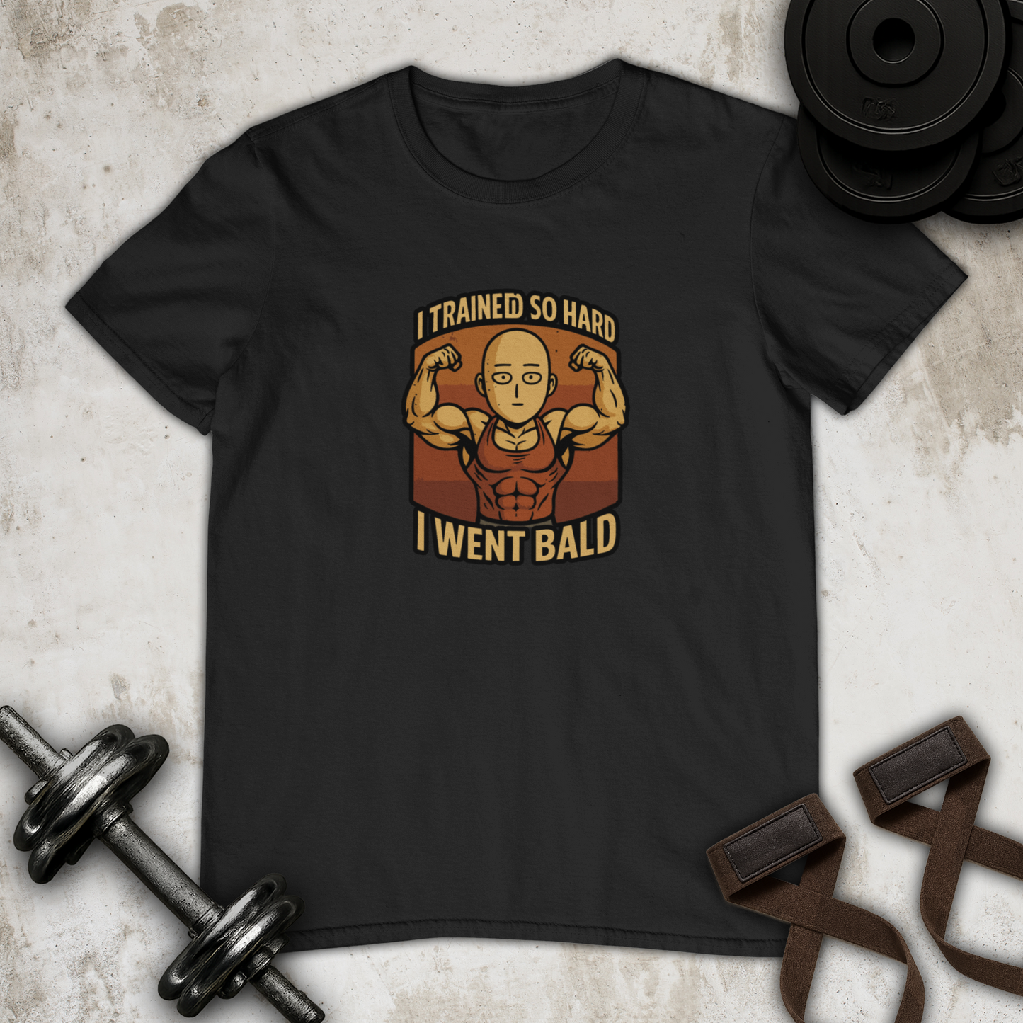 I went bald Cotton T-shirt