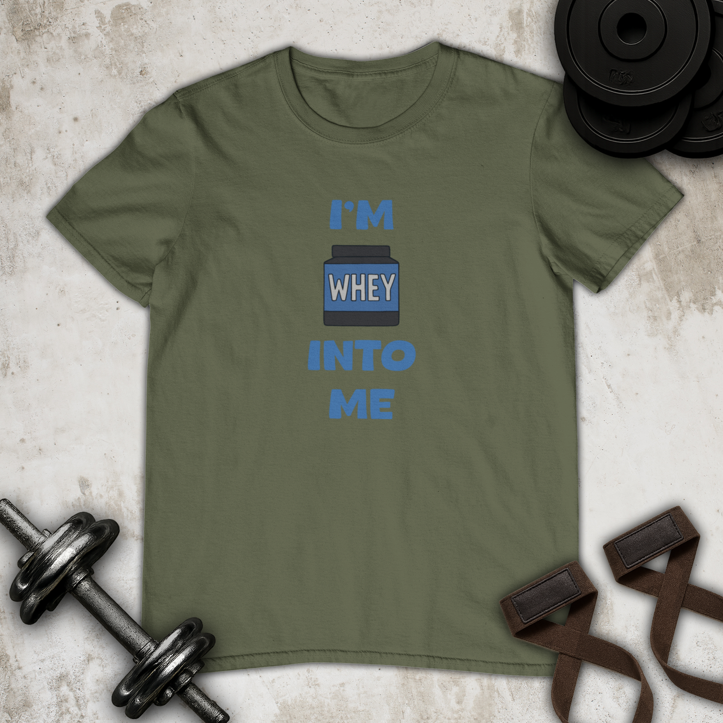 I'm whey into me Cotton T-shirt