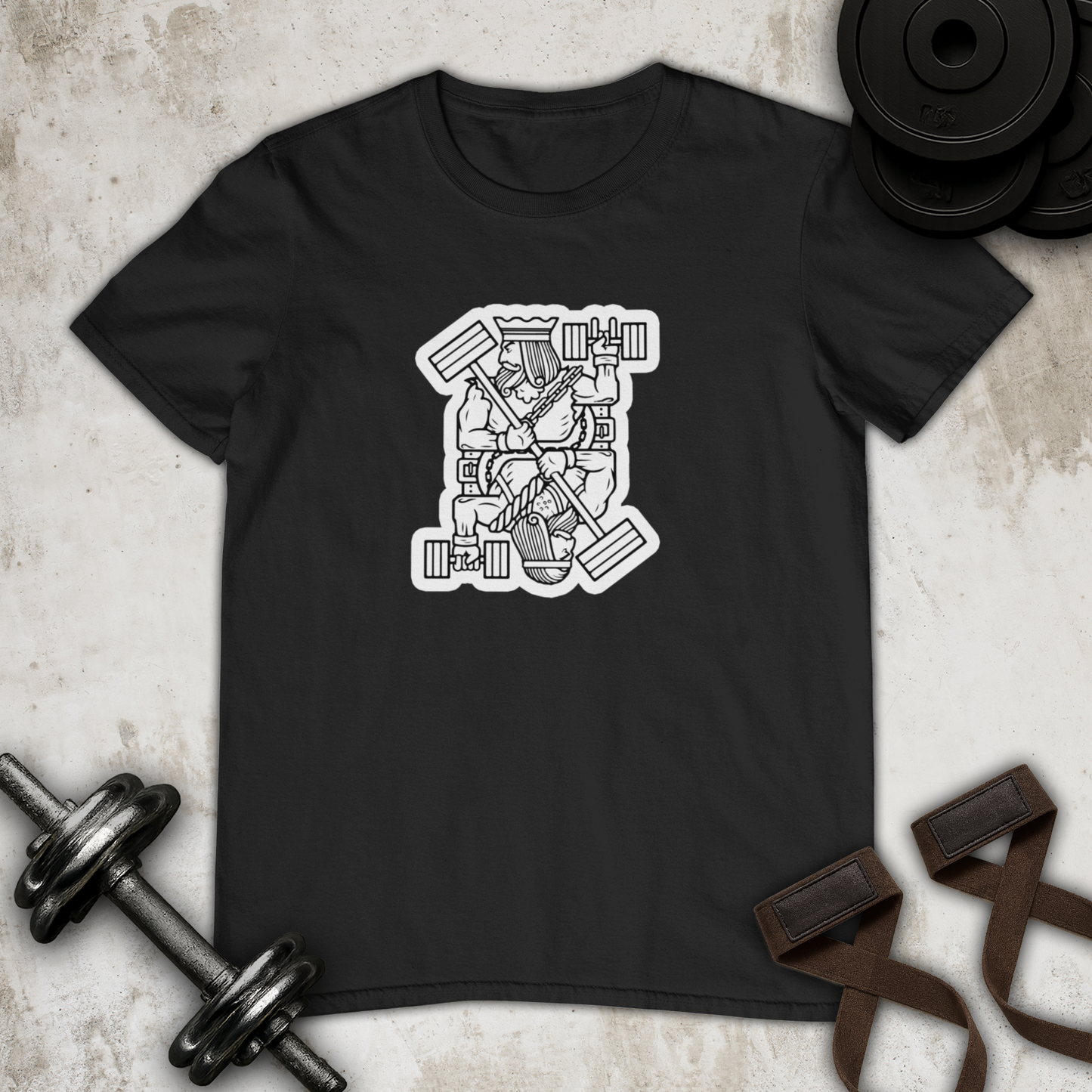 King of dumbbells Cotton T-shirt