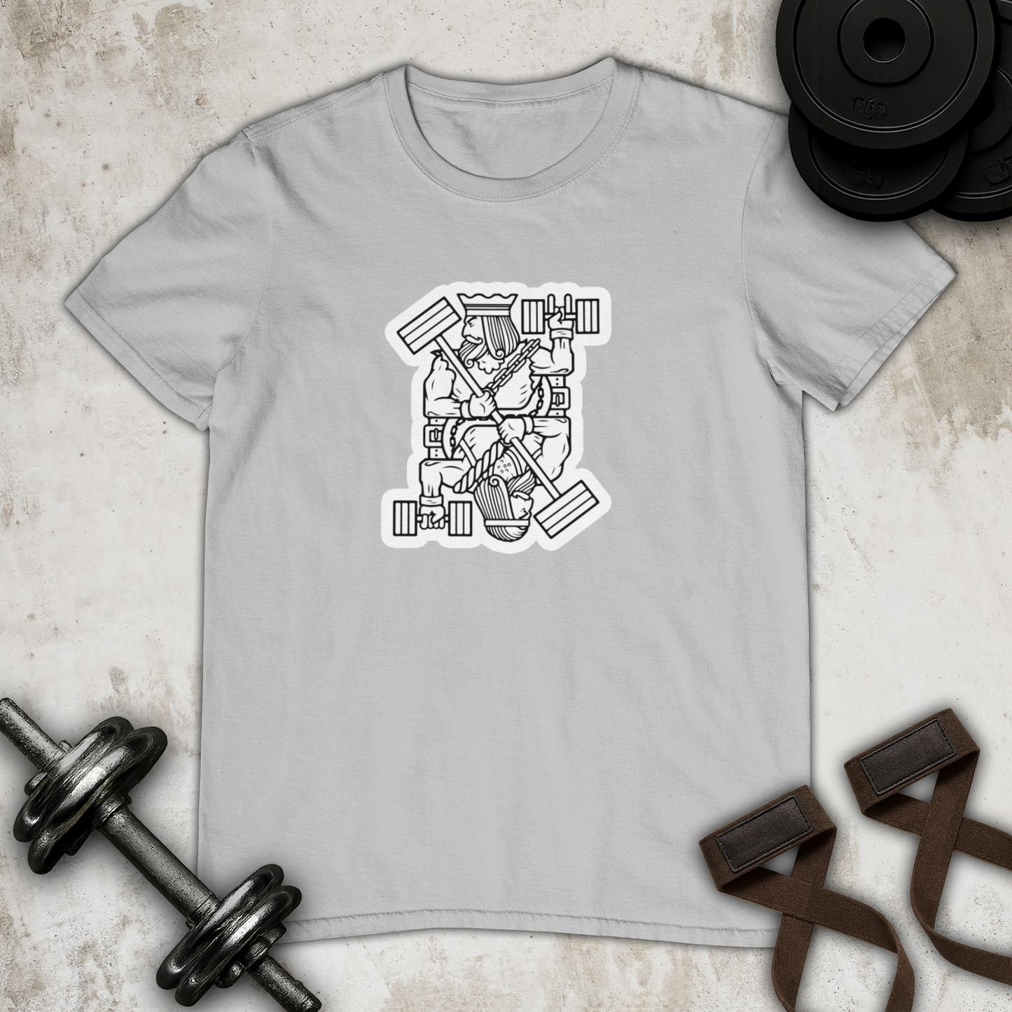 King of dumbbells Cotton T-shirt