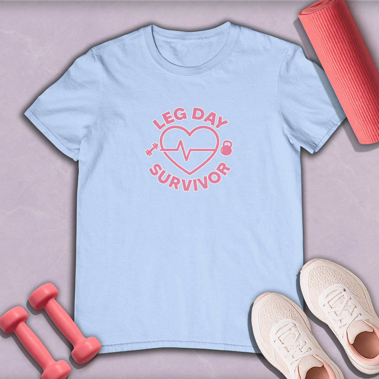 leg Day Survivor Cotton Tee
