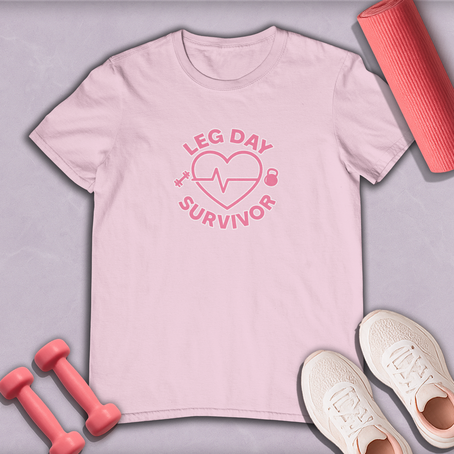 leg Day Survivor Cotton Tee