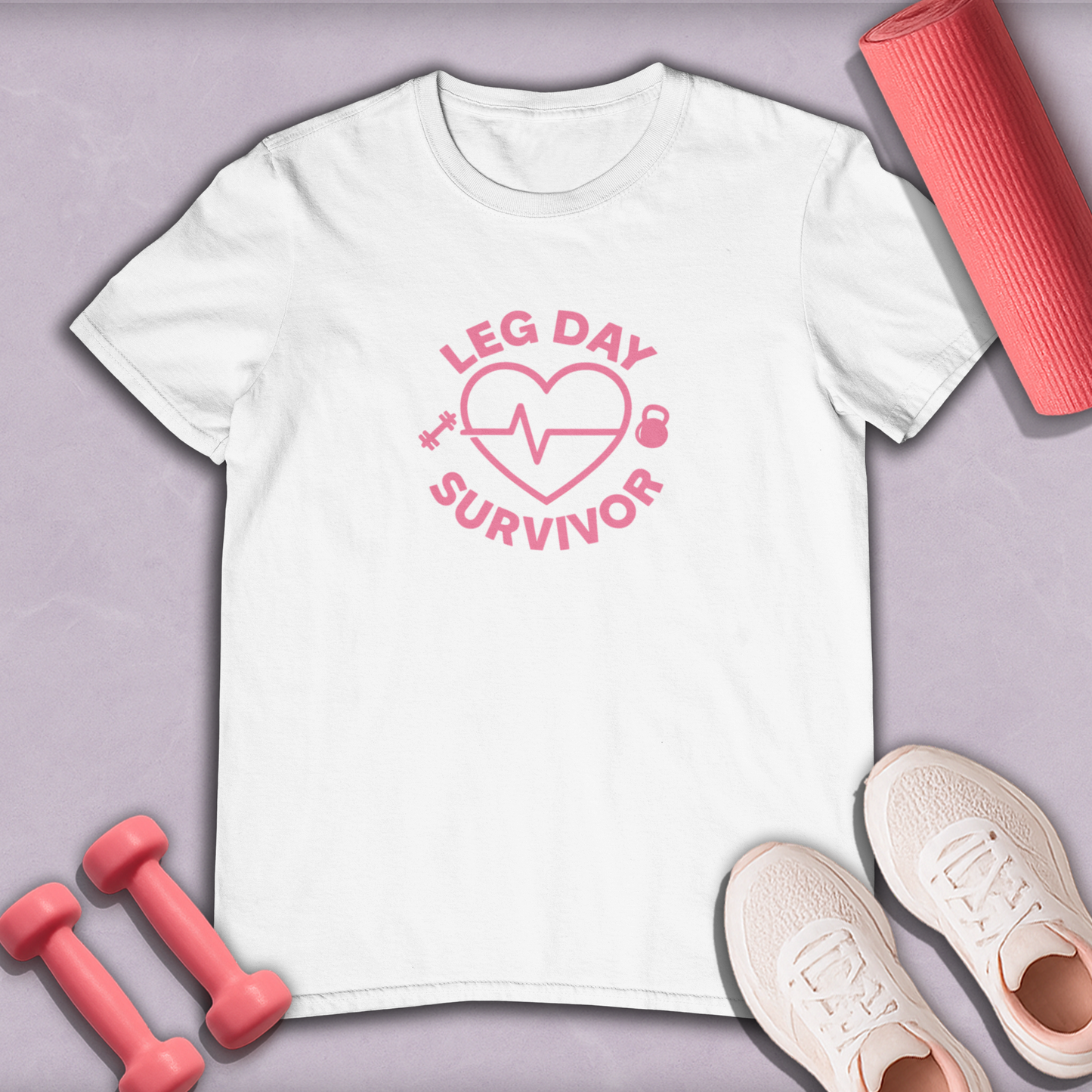 leg Day Survivor Cotton Tee