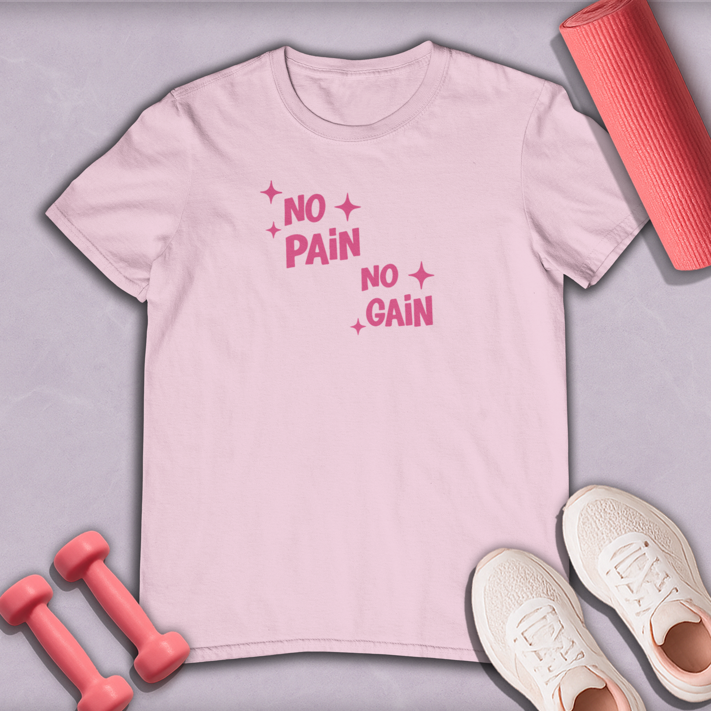 No Pain No Gain Cotton Tee