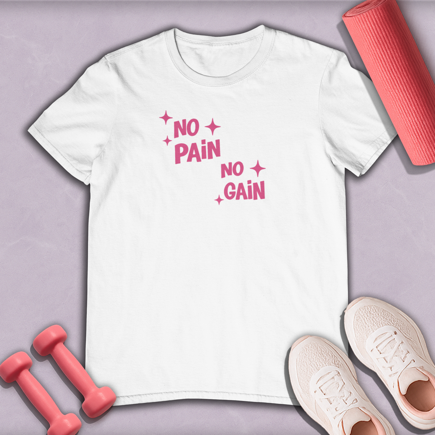 No Pain No Gain Cotton Tee