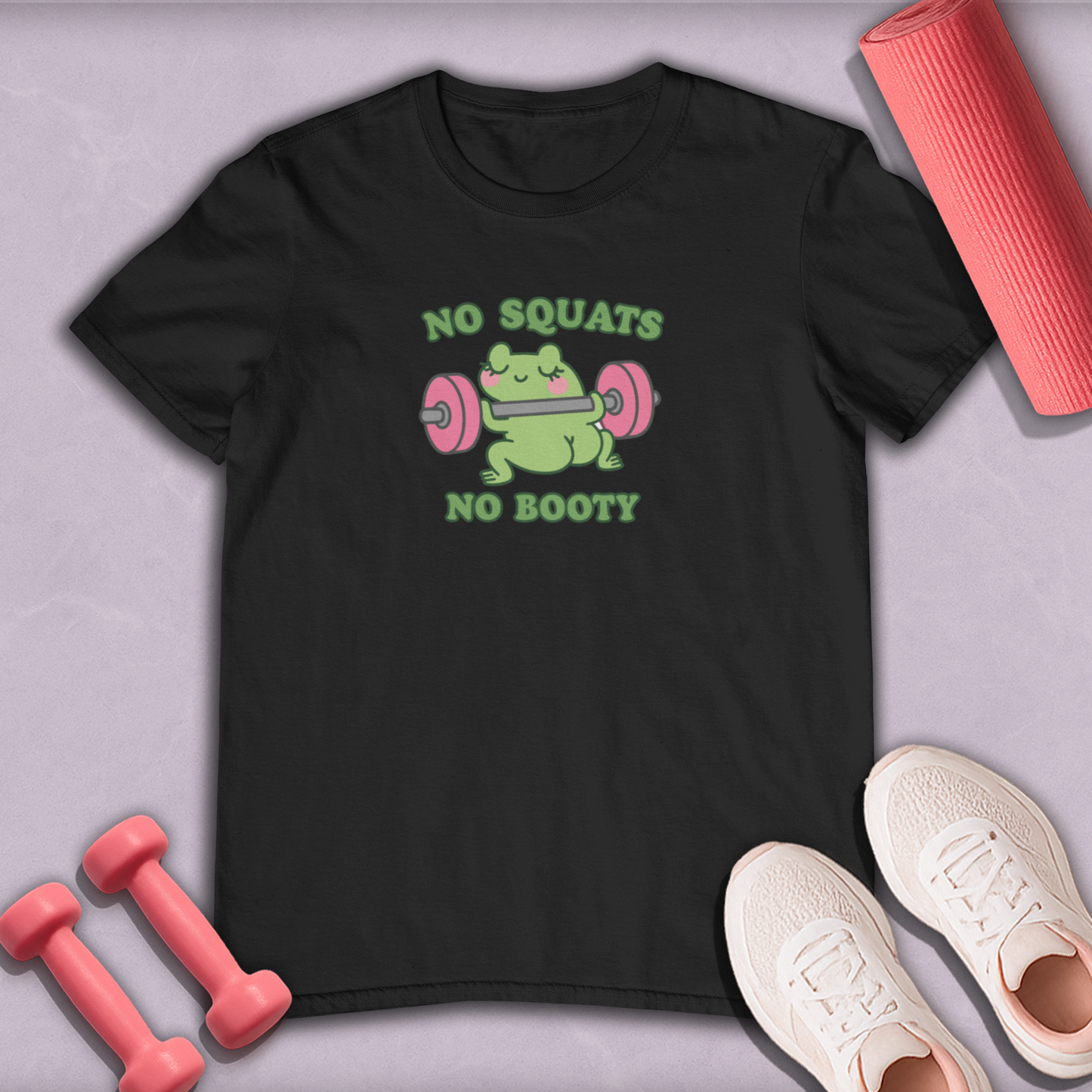 No Squats No Booty Cotton Tee