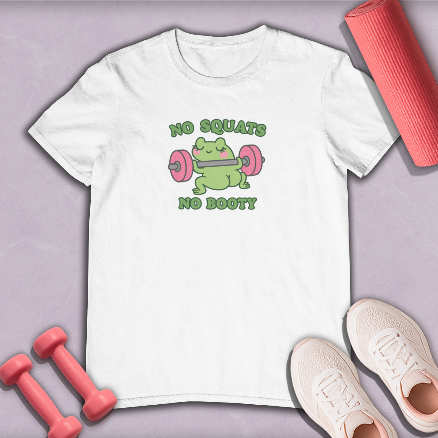 No Squats No Booty Cotton Tee