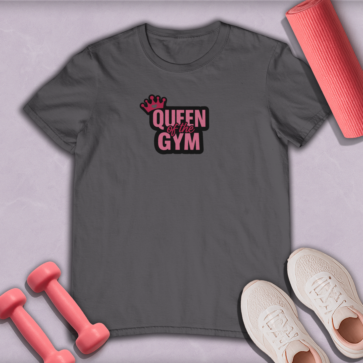 Queen Of The Gym Cotton Tee