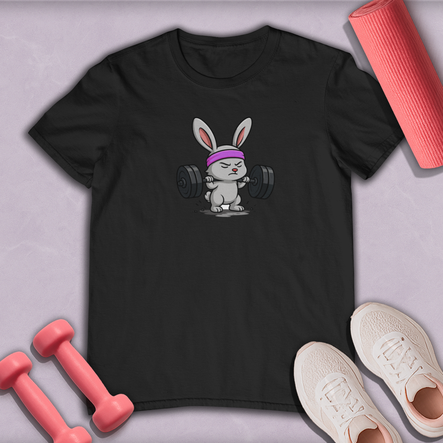 Rabbit the lifter Cotton Tee
