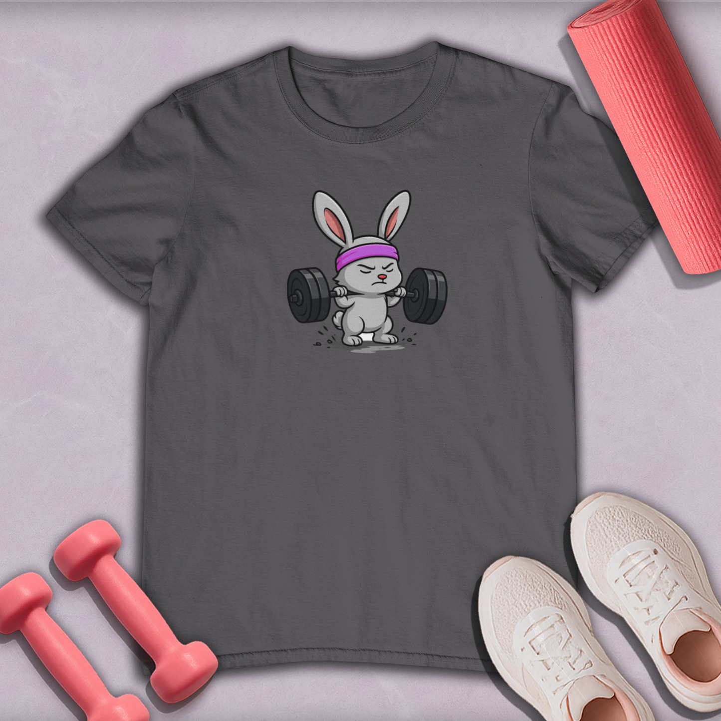Rabbit the lifter Cotton Tee