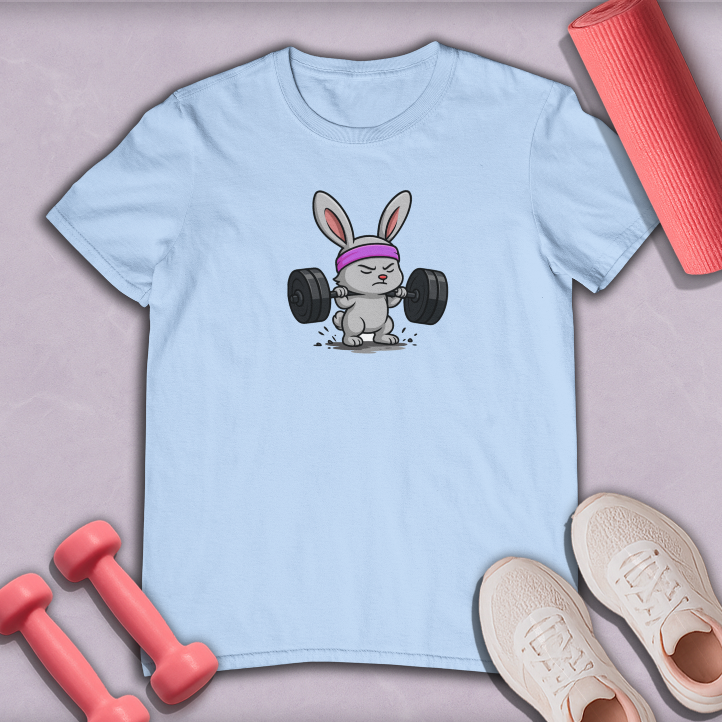 Rabbit the lifter Cotton Tee