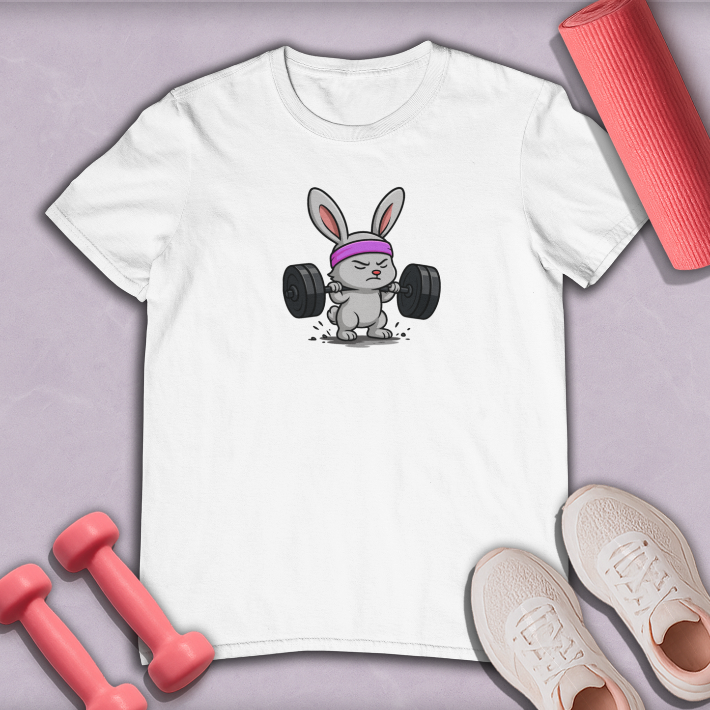 Rabbit the lifter Cotton Tee