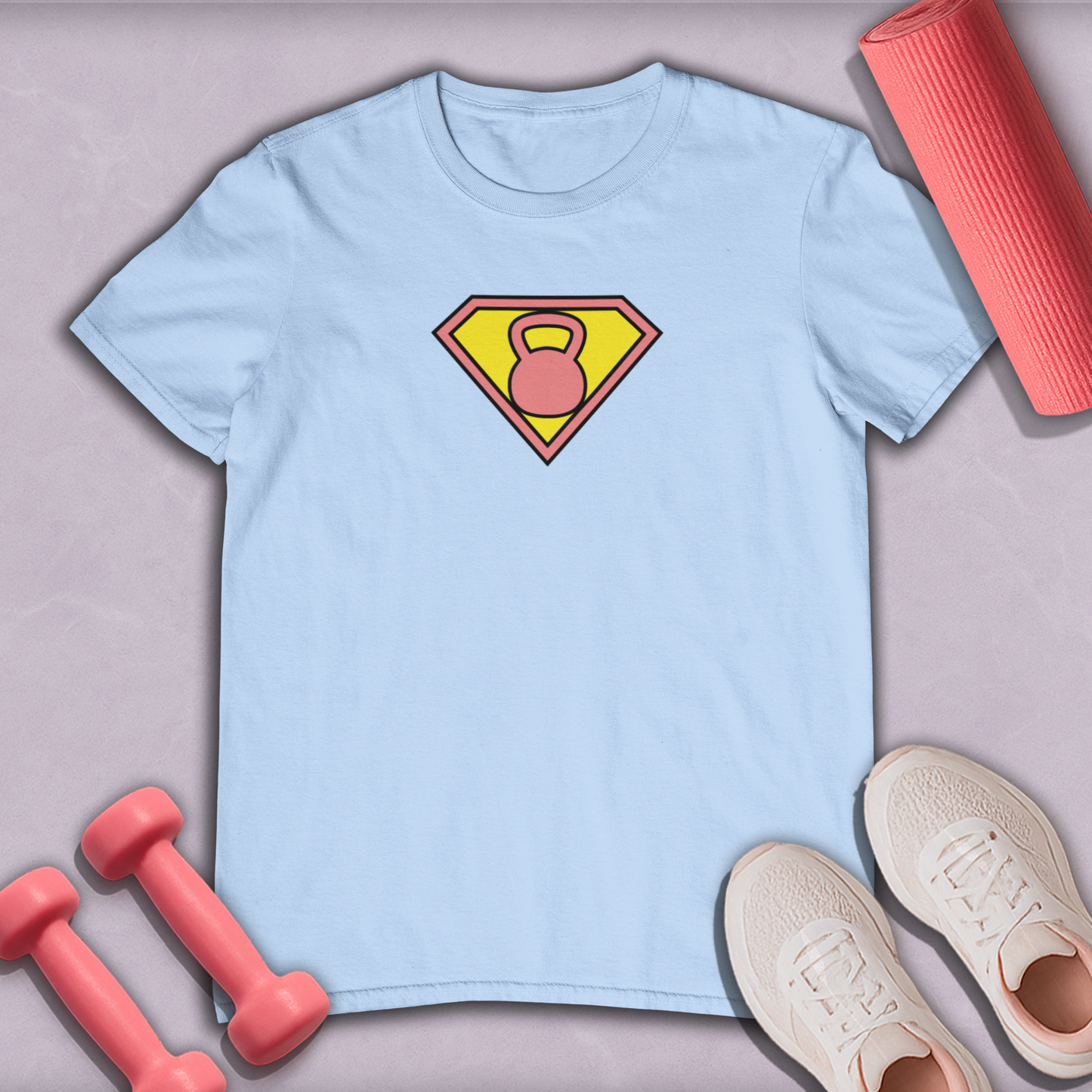 Superwoman kettlebell Cotton Tee