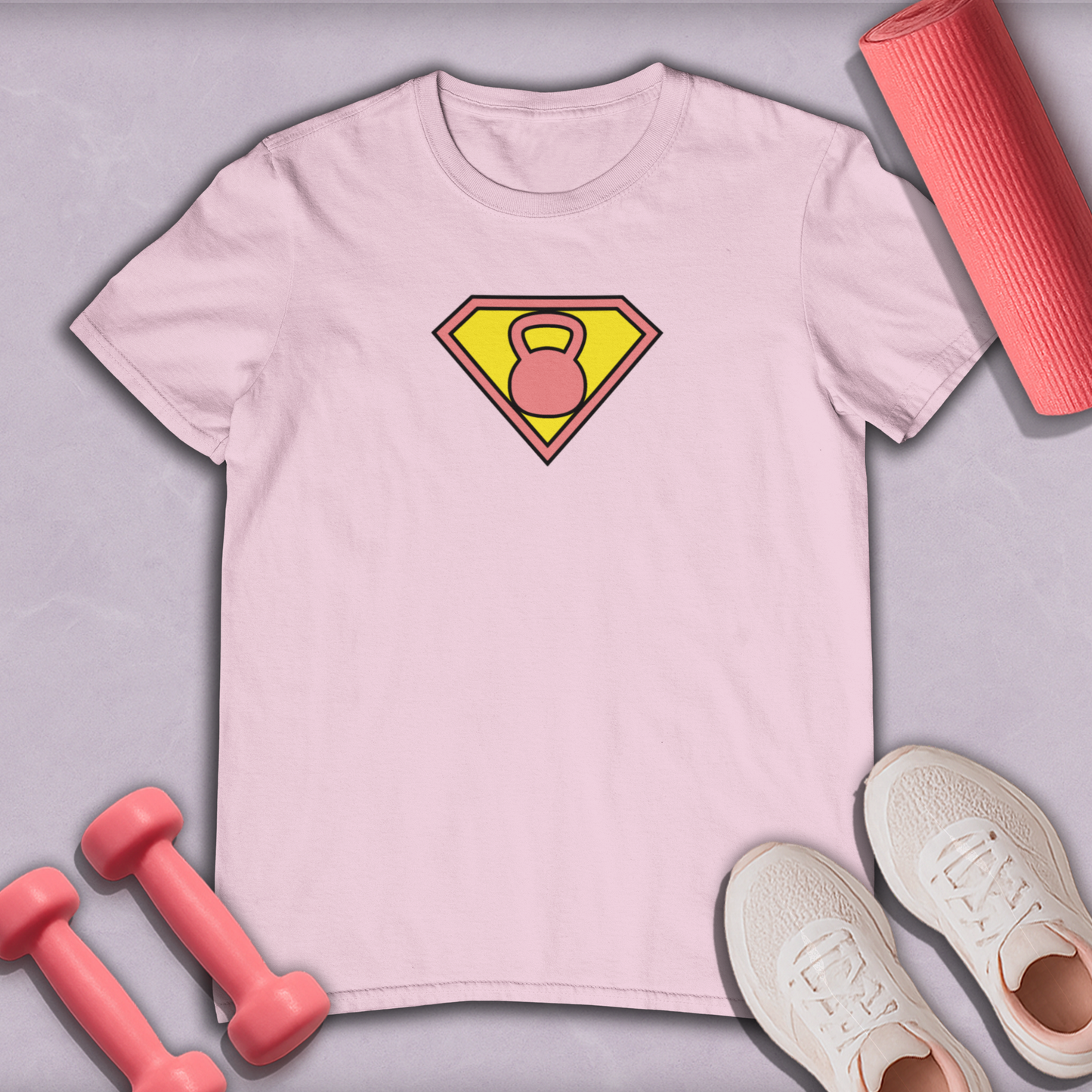 Superwoman kettlebell Cotton Tee