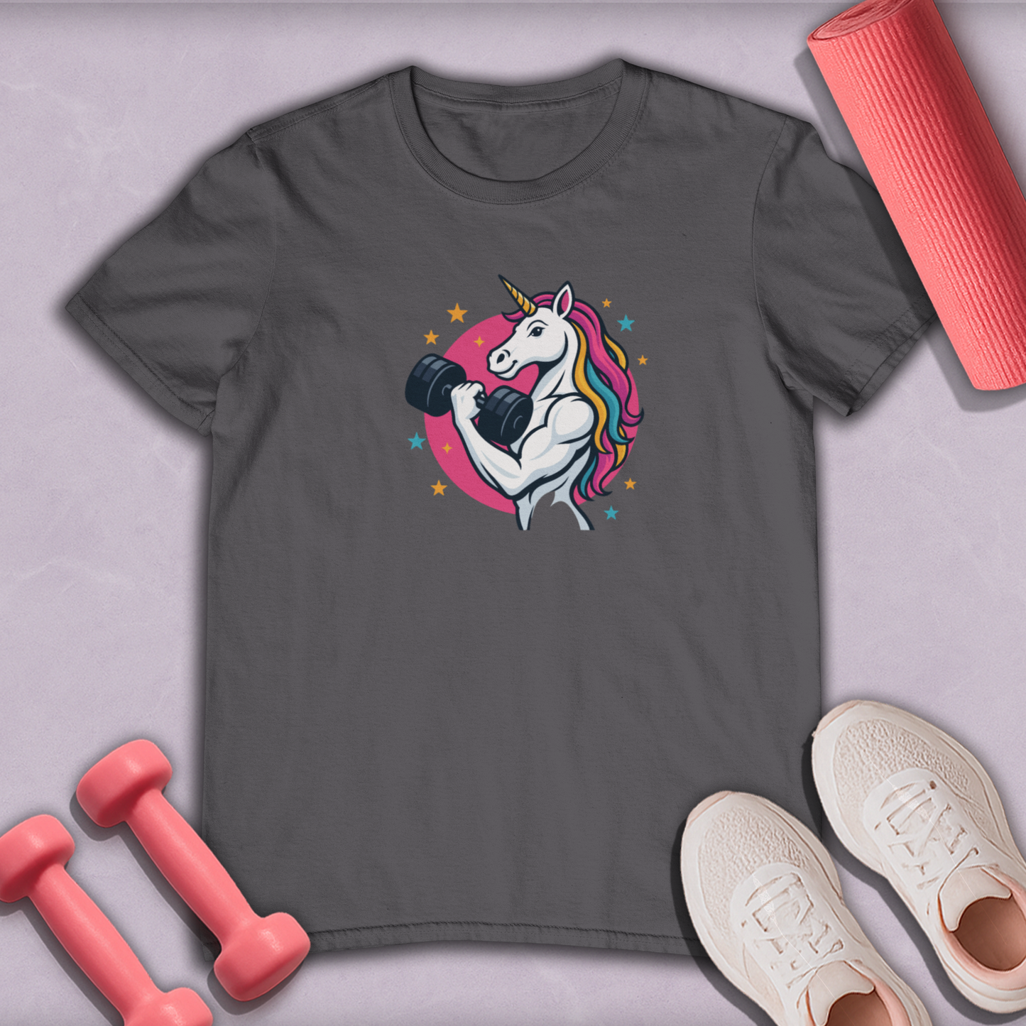 Unicorn the lifter Cotton Tee