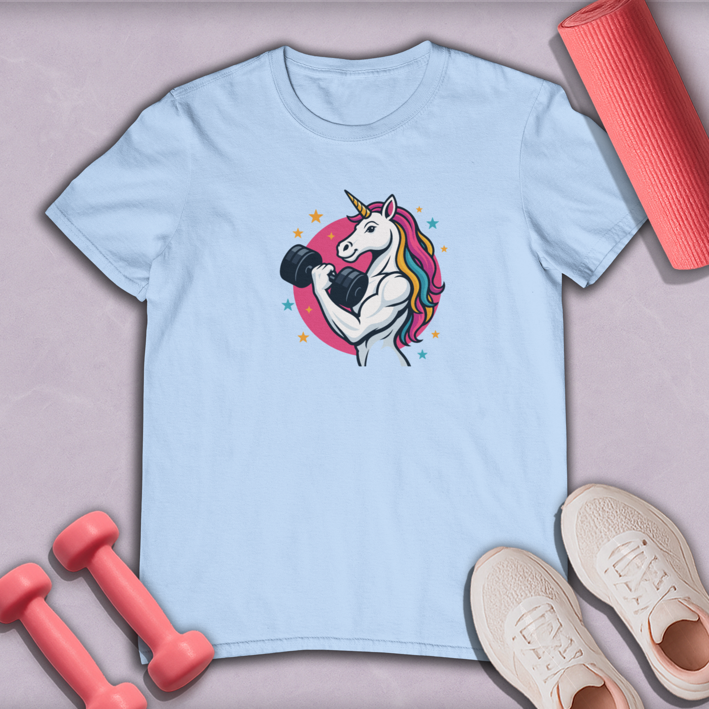 Unicorn the lifter Cotton Tee