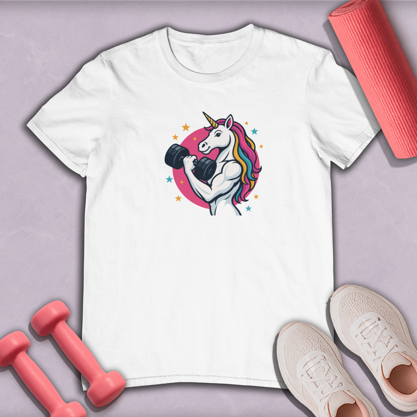 Unicorn the lifter Cotton Tee