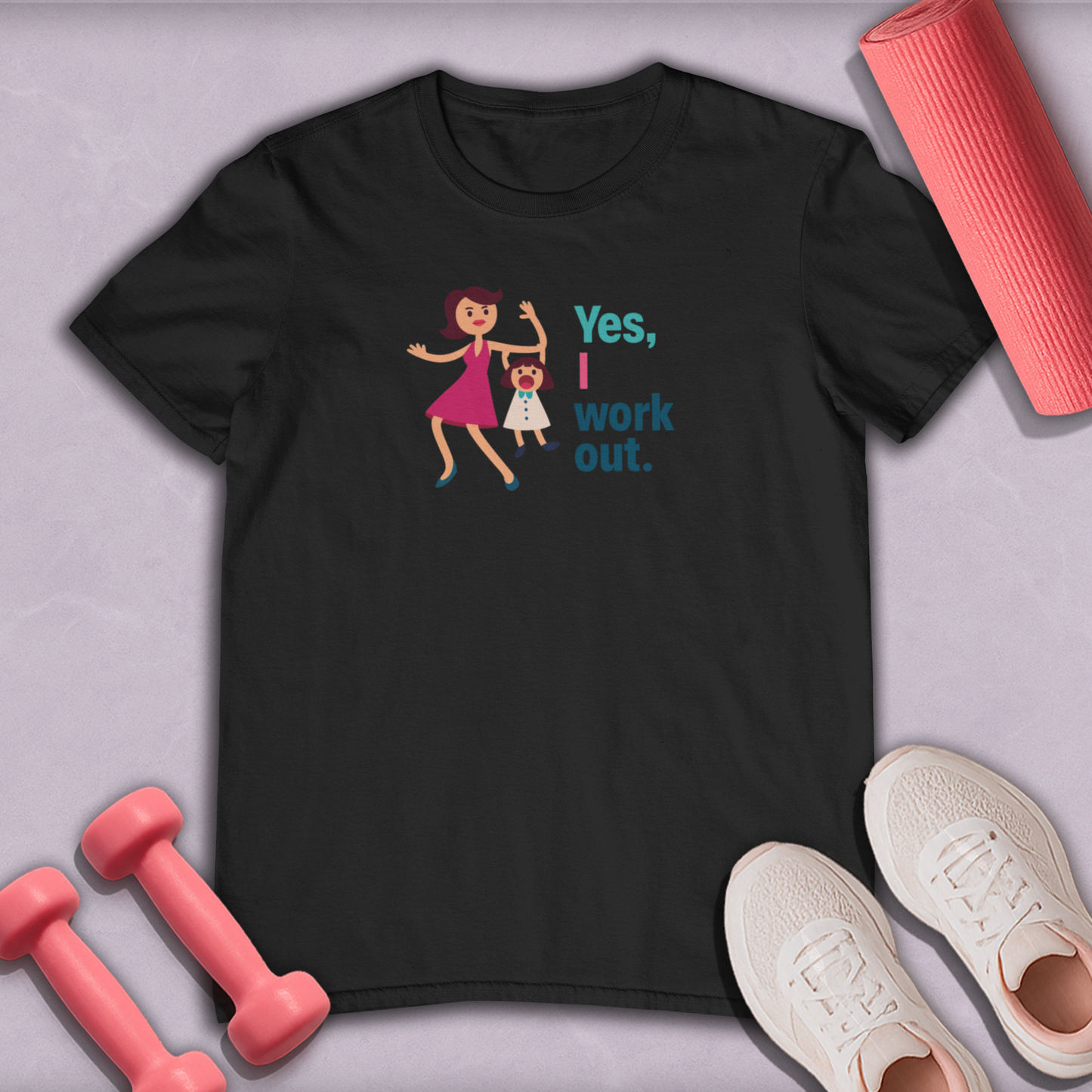 Yes i work out Cotton Tee