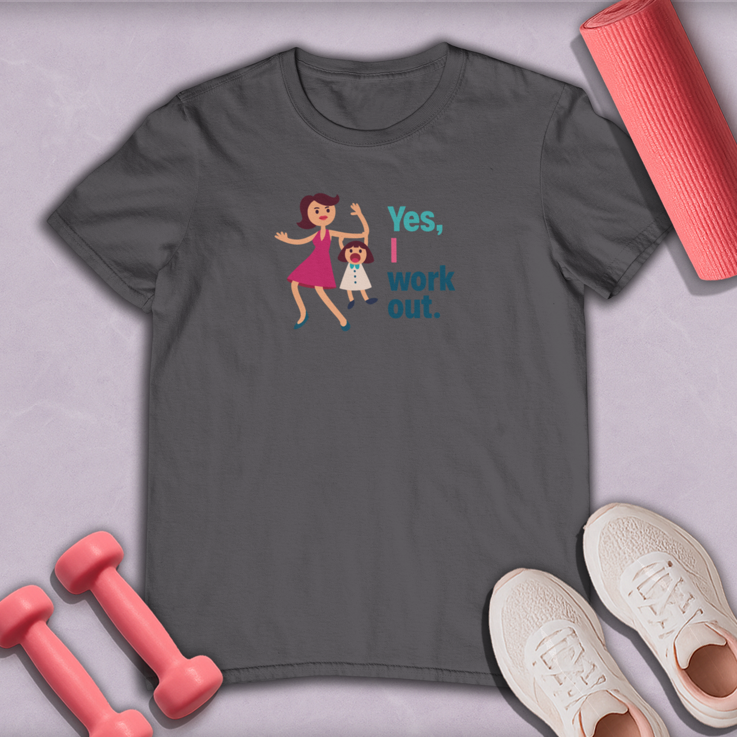 Yes i work out Cotton Tee