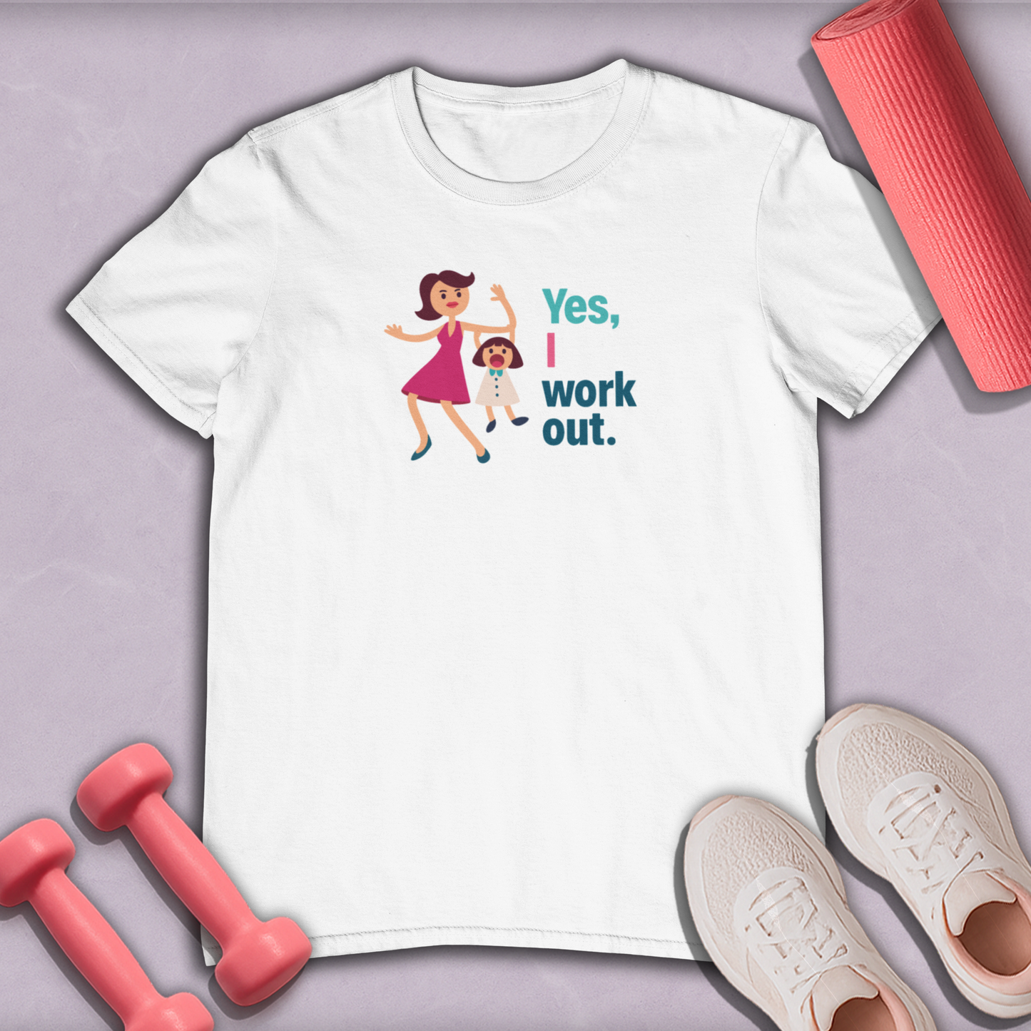 Yes i work out Cotton Tee