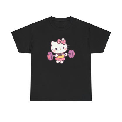hello kitty barbell Cotton Tee