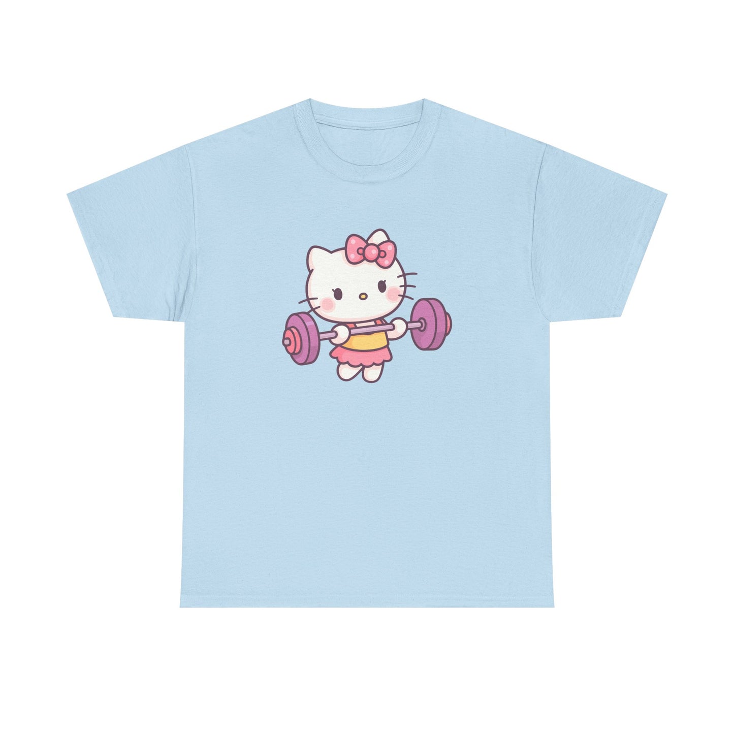 hello kitty barbell Cotton Tee