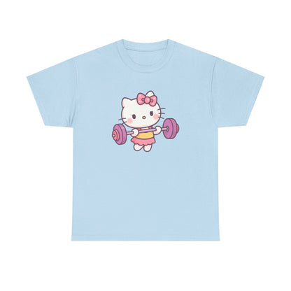 hello kitty barbell Cotton Tee