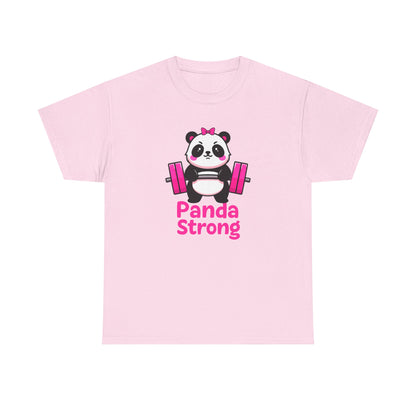 Panda the lifter Cotton Tee