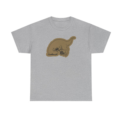 dinasour cannot lift Cotton T-shirt