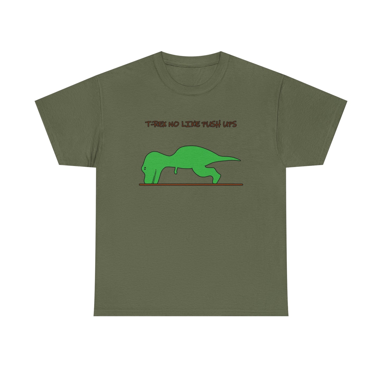 T-rex no like push ups Cotton T-shirt