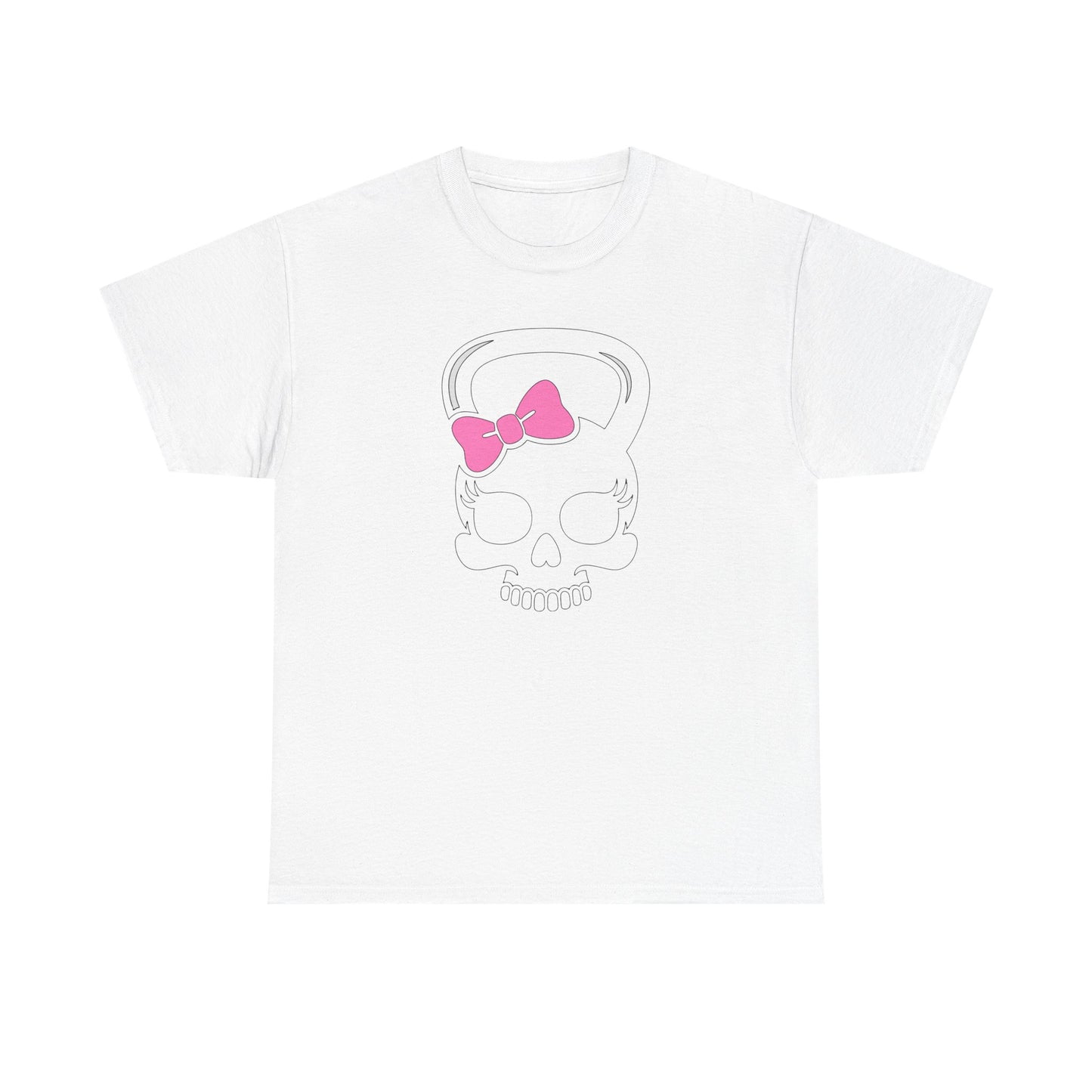 Girlie skull kettlebell Cotton Tee