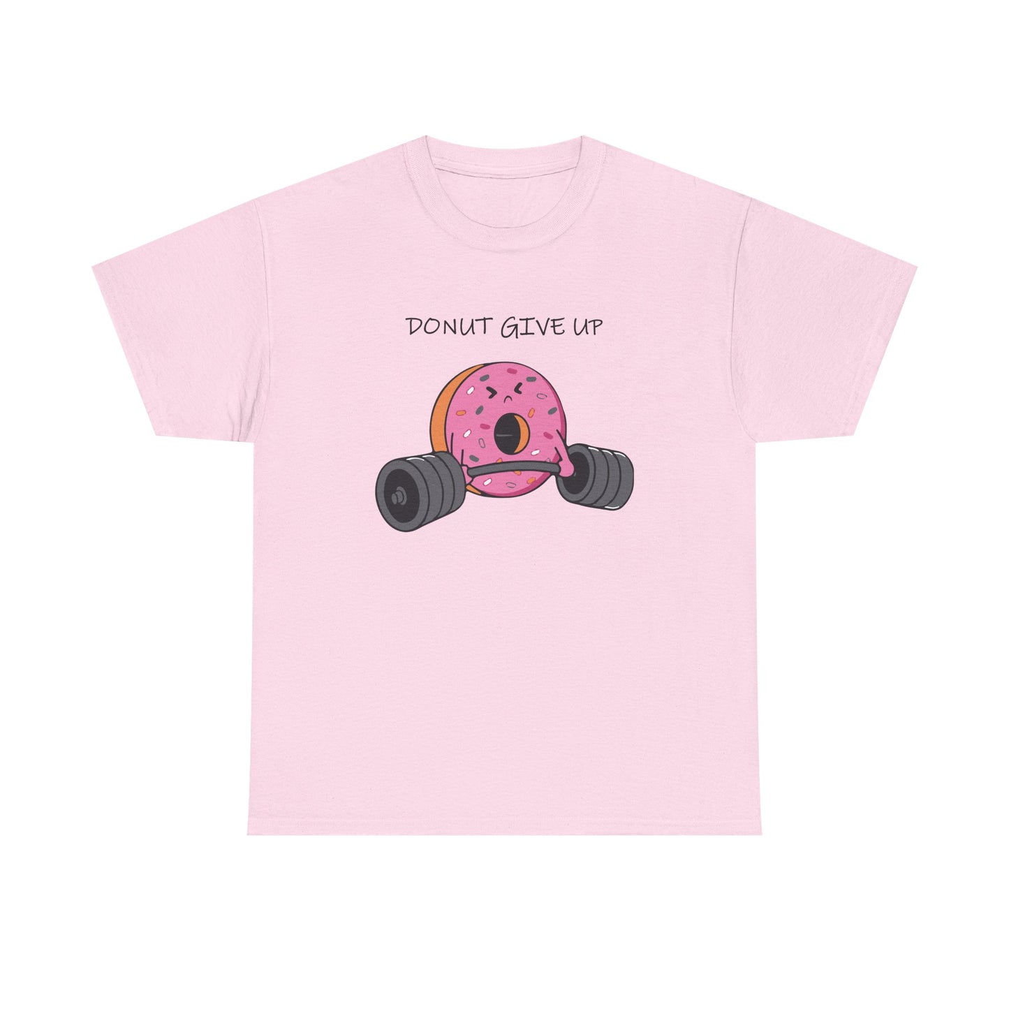 Donut Give Up Cotton T-shirt