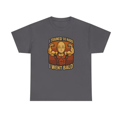 I went bald Cotton T-shirt