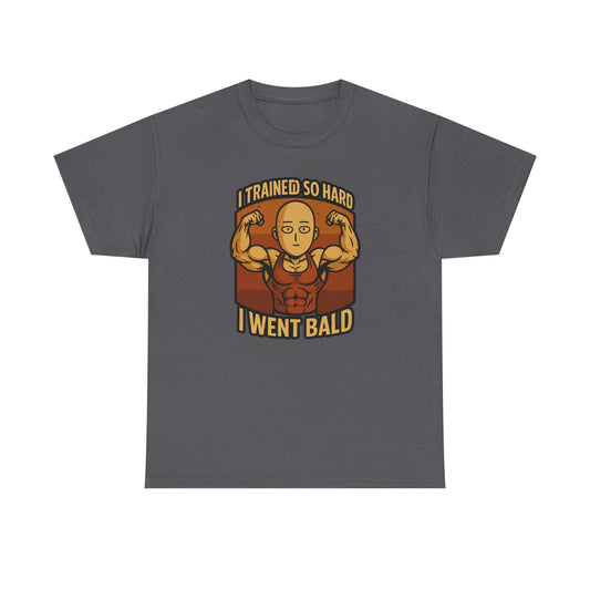 I went bald Cotton T-shirt