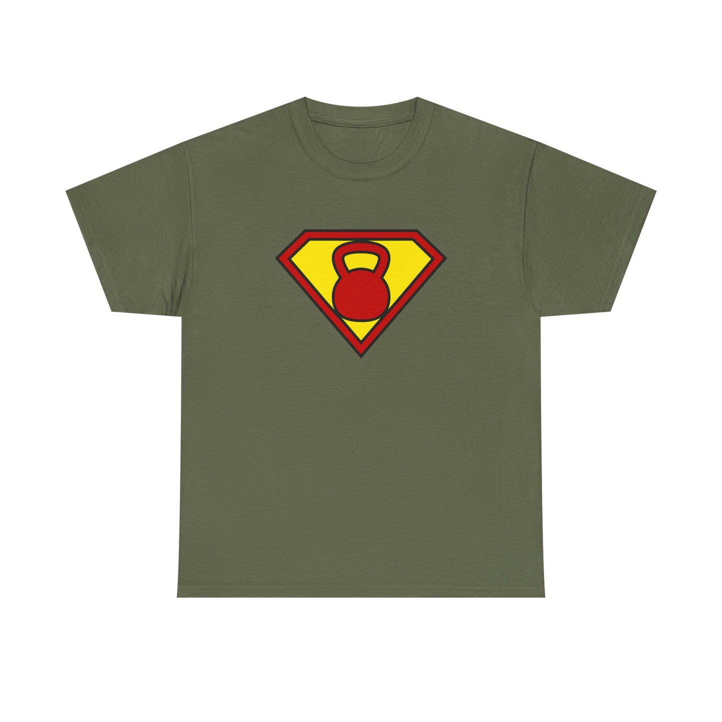 Superman Kettlebell Cotton T-shirt